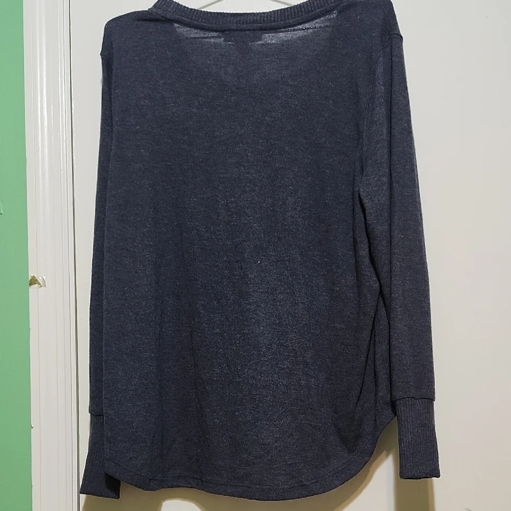 Nine West Navy Crew Neck Sweater